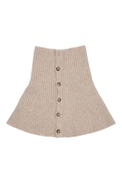 Valley neck warmer - nature white melange