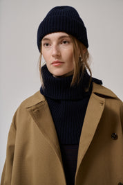 Valley neck warmer - nature white melange