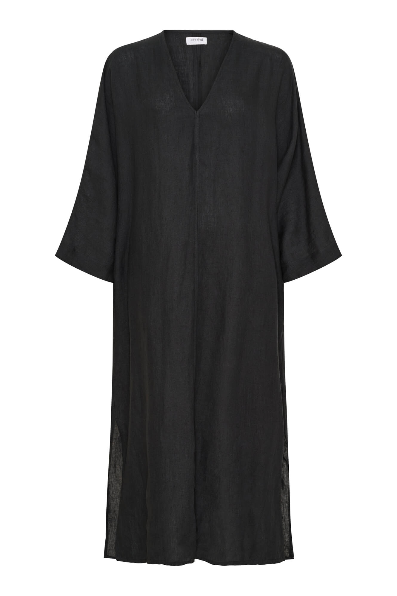 Venizia 7/8 Long dress - Black washed