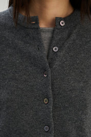 Wool cashmere cardigan - Grey