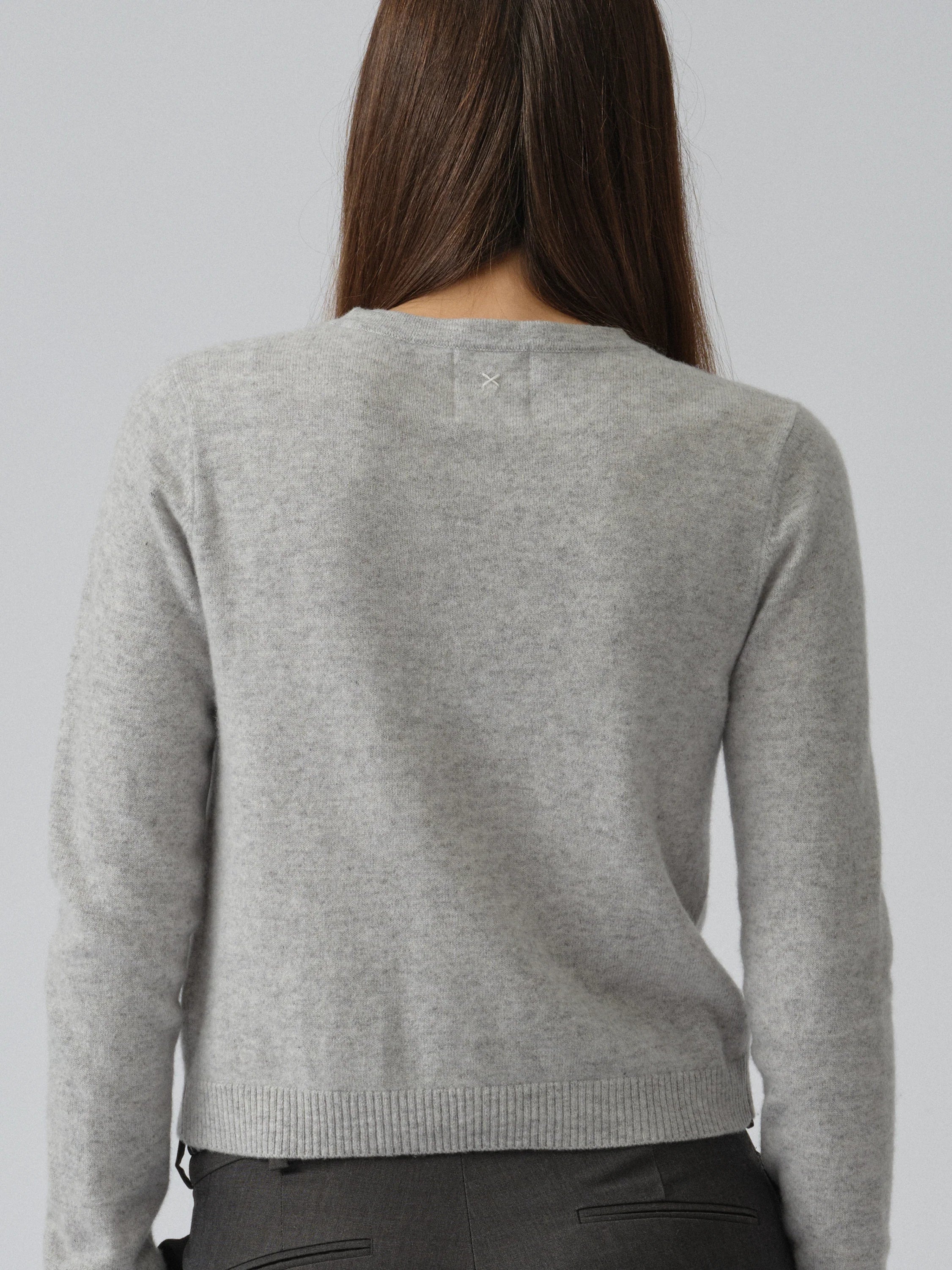 Women's O-Cardigan - Ash grey