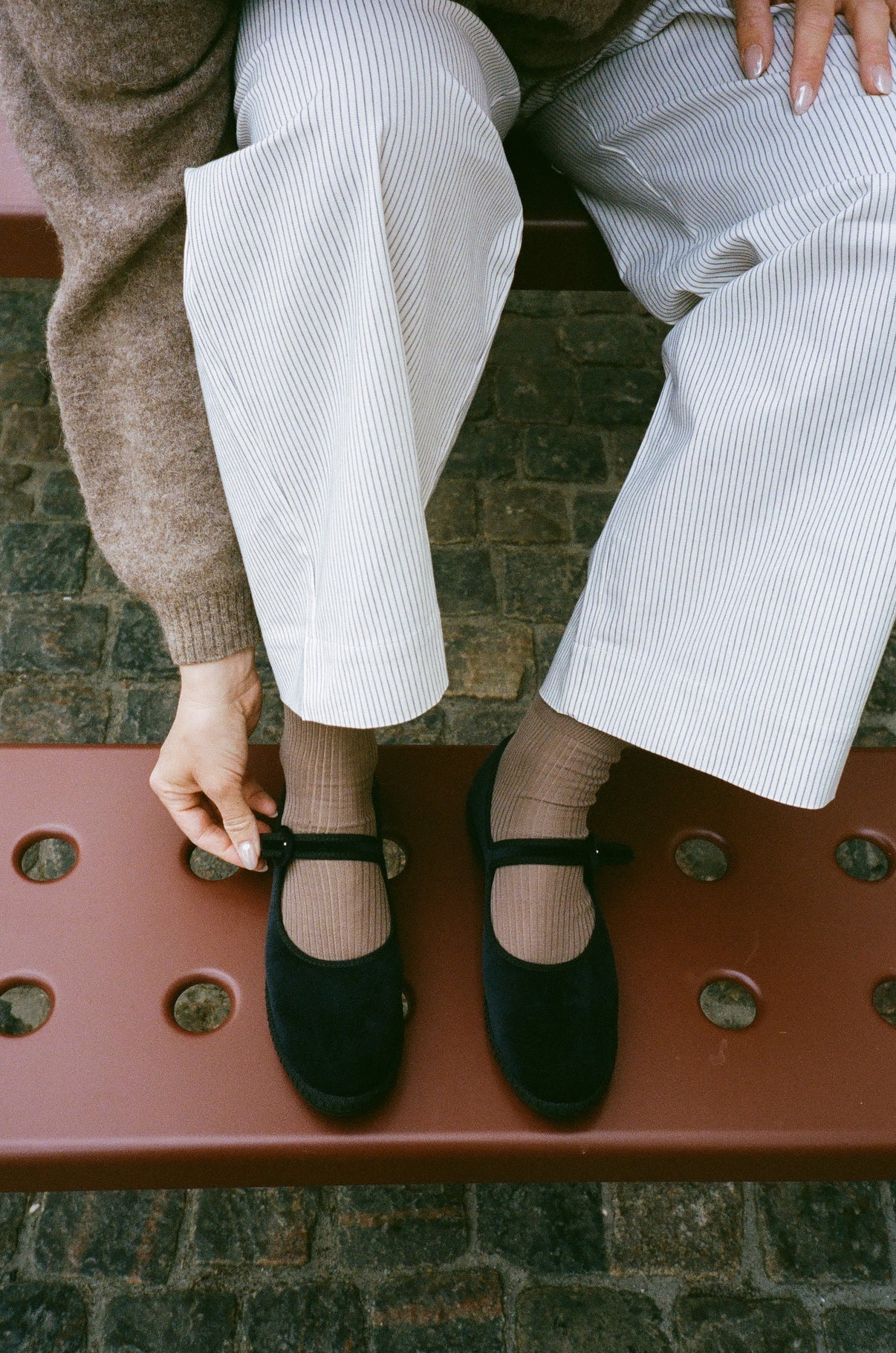 Mary Jane Flats - Black