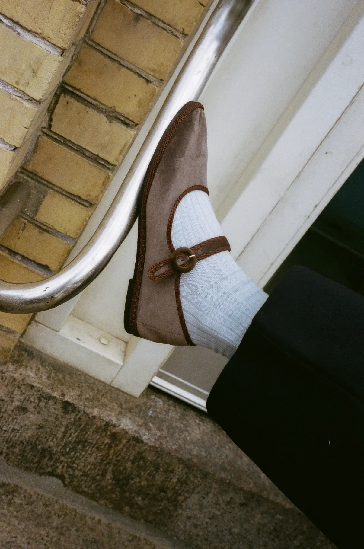 Mary Jane Flats - Dark Wood