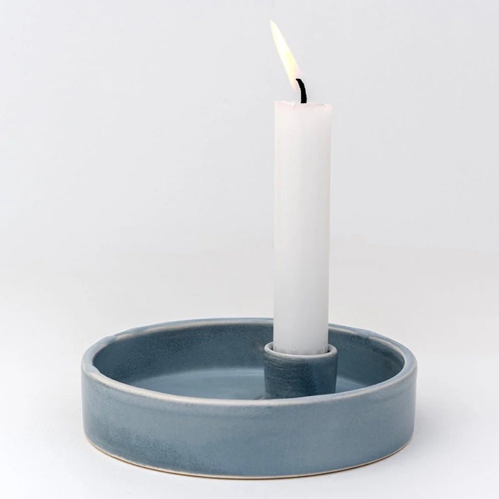 Candleholder - sky blue - May Copenhagen - Butik Verk, en livsstilsbutik i hjertet af Dragør