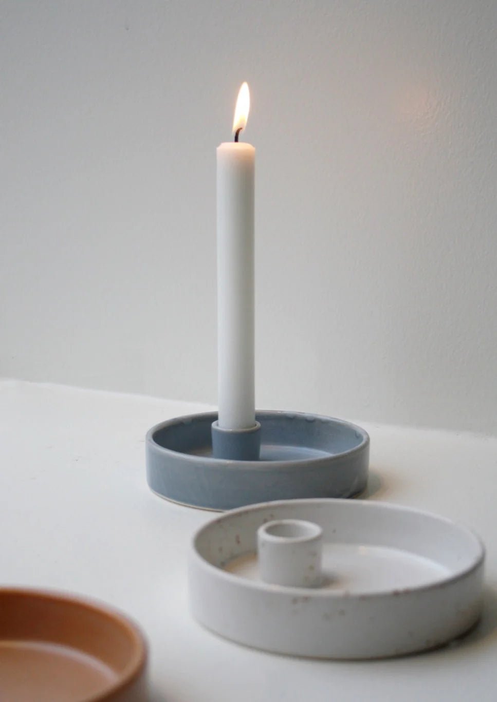 Candleholder - sky blue - May Copenhagen - Butik Verk, en livsstilsbutik i hjertet af Dragør