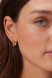 Golden deco hoops petit