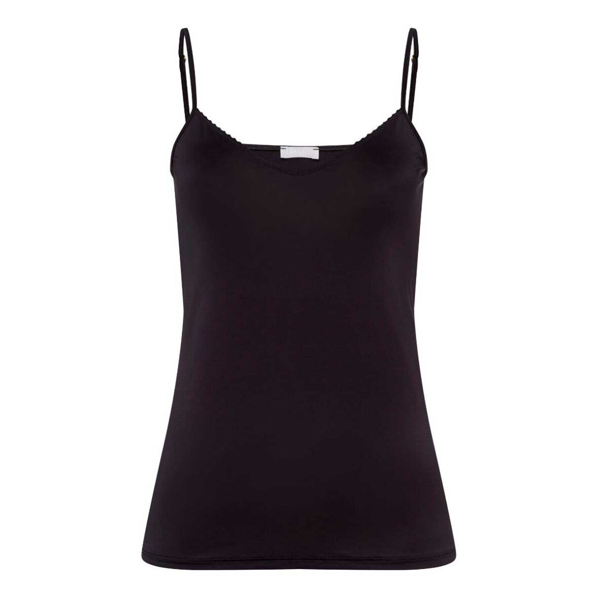Satin Deluxe top - black
