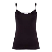 Satin Deluxe top - black