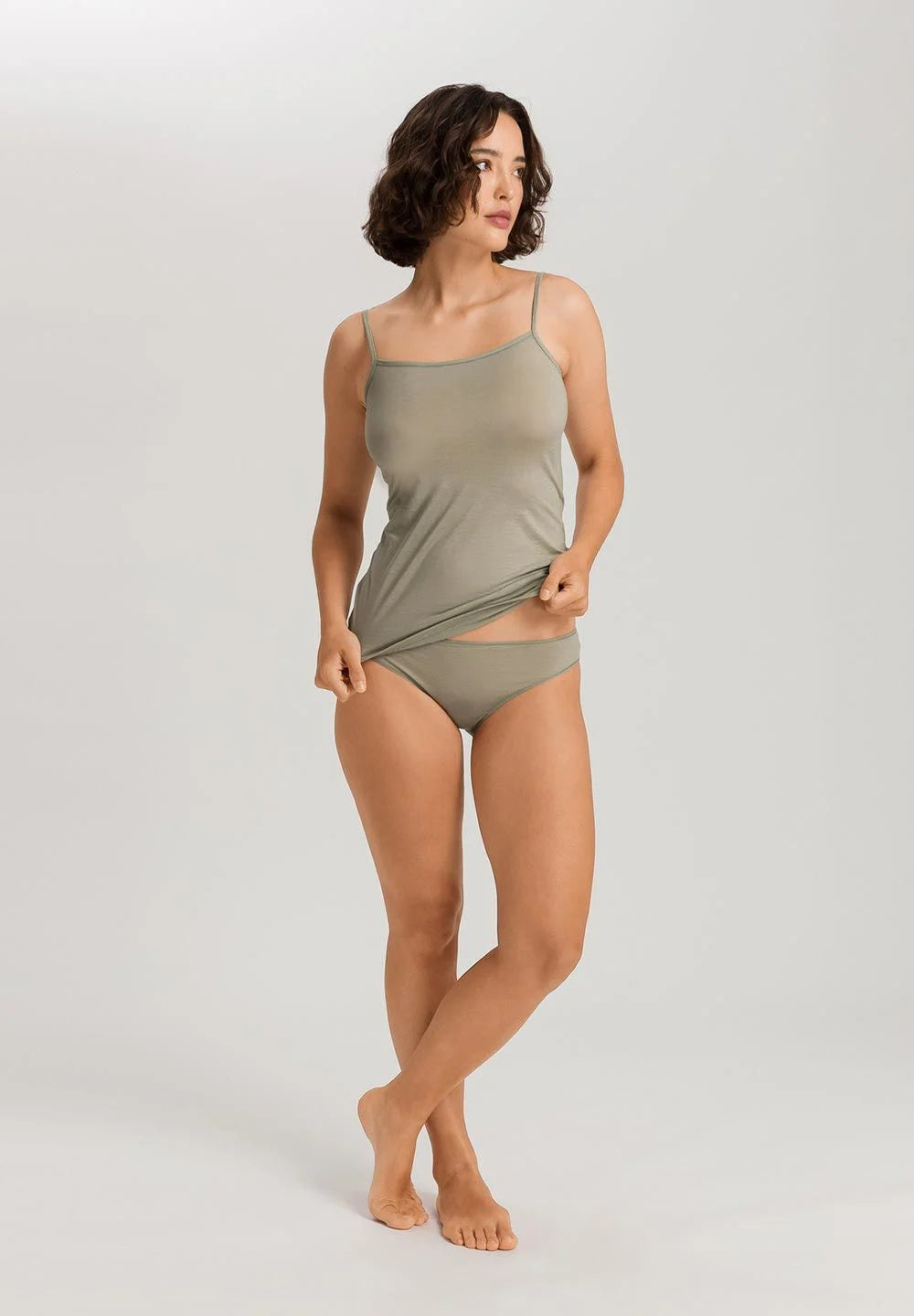 Ultralight Spaghetti Top - crystal green