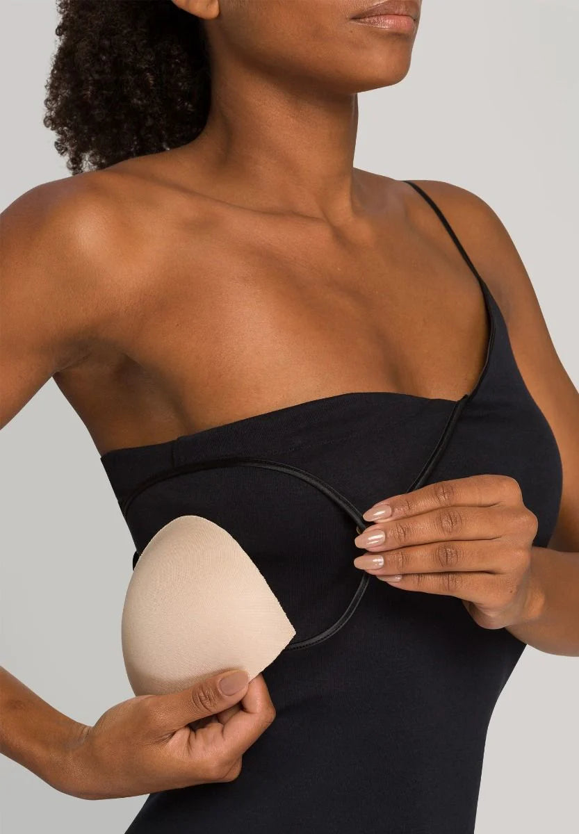 Cotton seamless padded 1605 - black