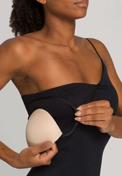 Cotton seamless padded 1605 - black