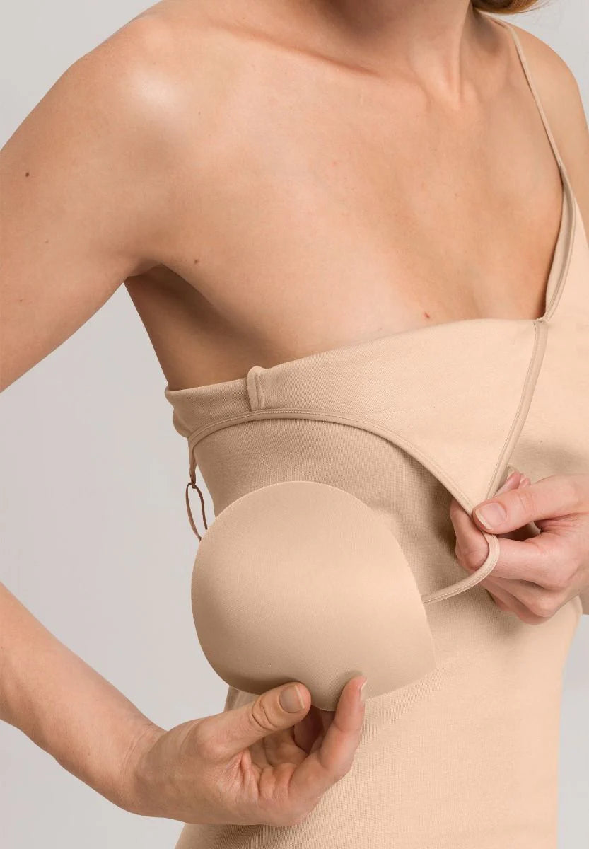 Cotton seamless padded 1605 - beige