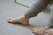 Silk ribbed leggins - black