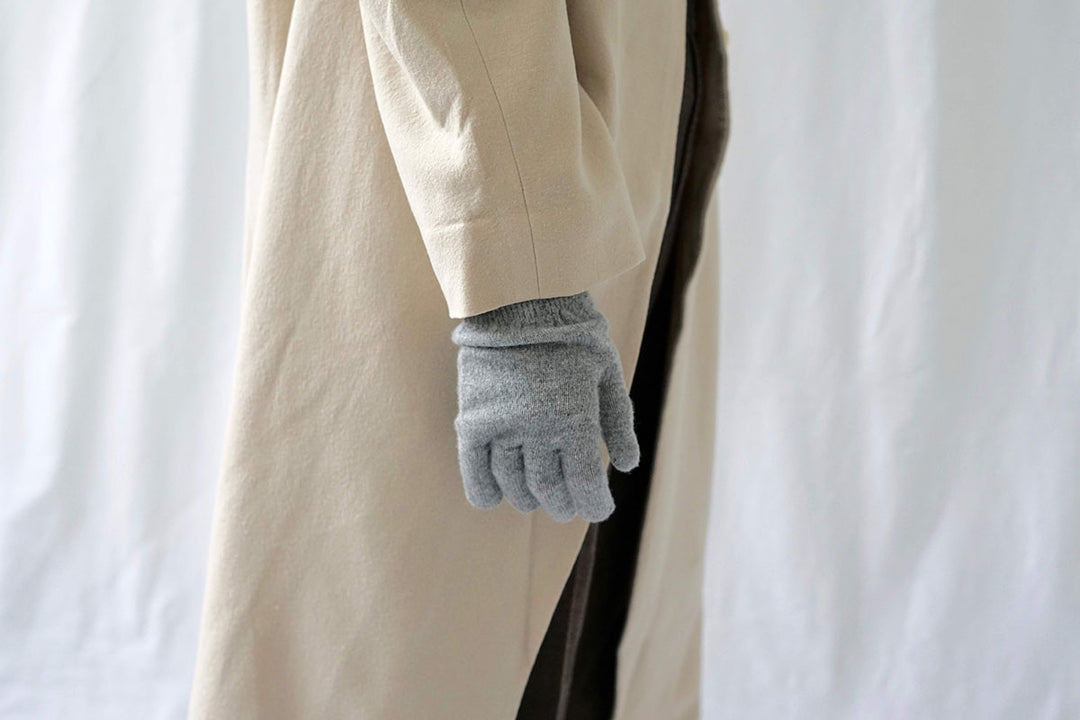 Uruguayan Wool Gloves - Light grey