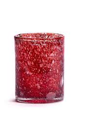 Unika glas - Garnet (rød)