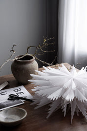 Liz stjerne - hvid 50cm