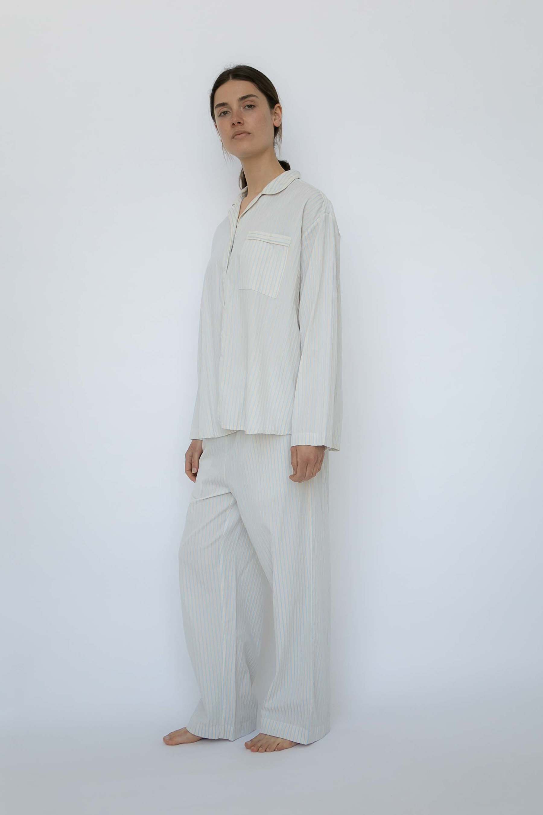 Edith pyjamas - cotton boudoir sky
