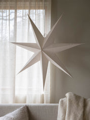 Mira julestjerne 100 cm - Hvid