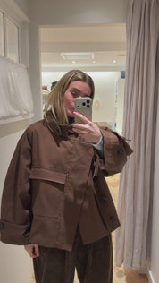 Water resistant jacket - Dusty brown