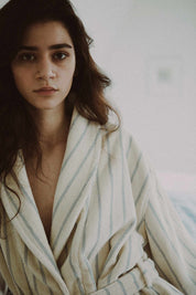 Mia bathrobe - water rain