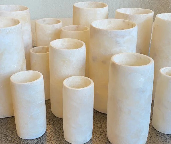 Alabaster stage cylinder - Small