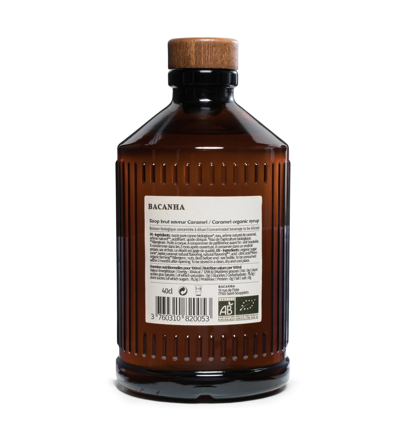 Bacanha - Økologisk karamel sirup