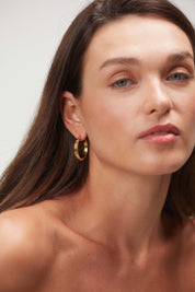 Golden deco hoops bold