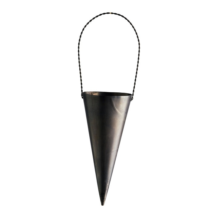 Kræmmerhus i oxideret messing | 20 cm
