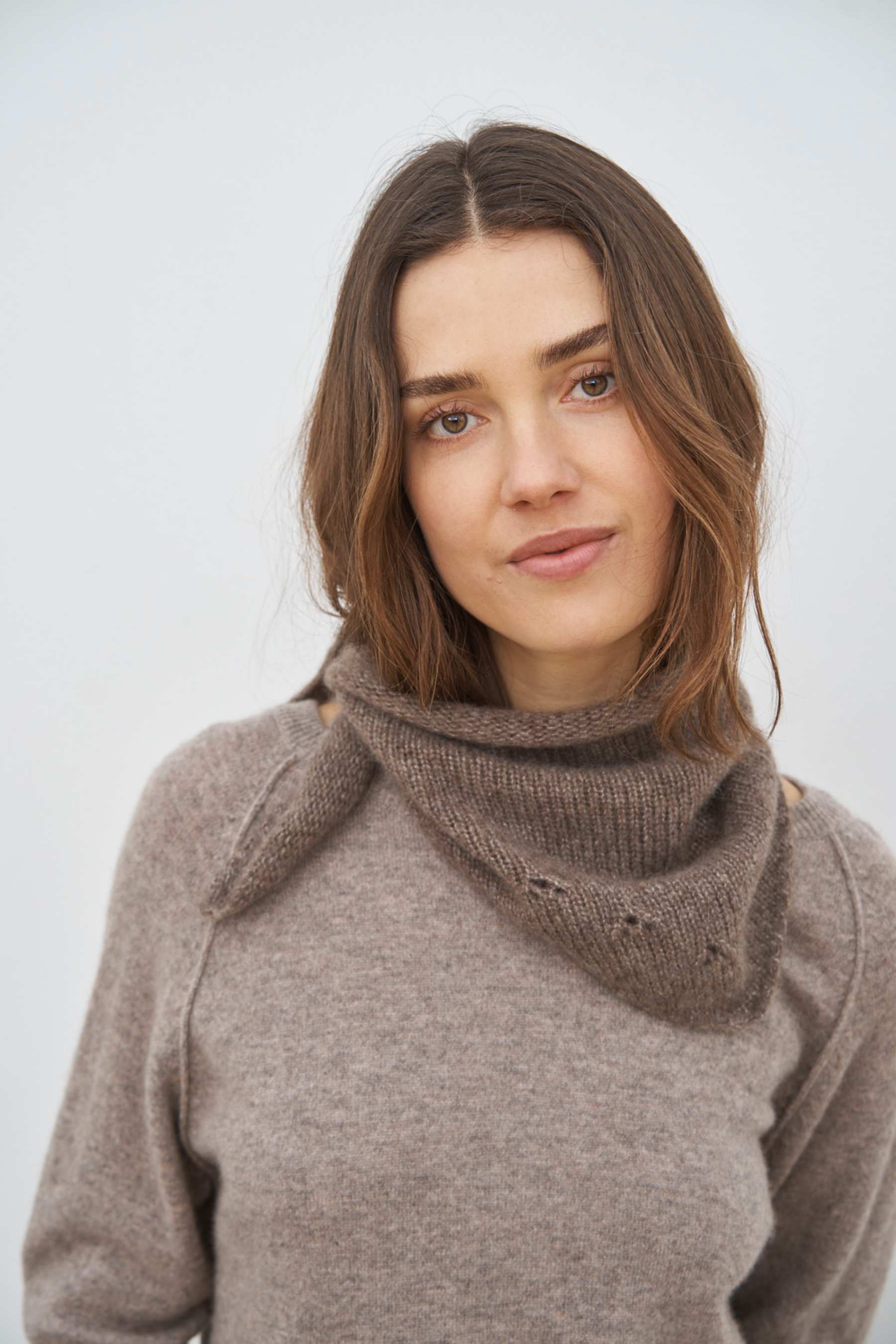 Harmonie scarf - hazelnut